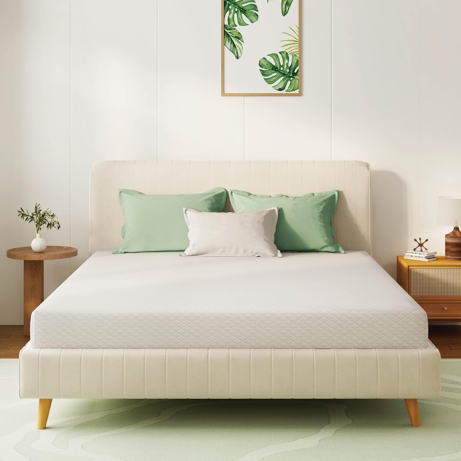 Full Size Green Tea Memory Foam Mattress Bed Comfort
