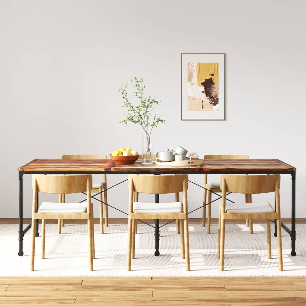 vidaXL Dining Table Kitchen Table Home Dining Room Table Solid Reclaimed Wood