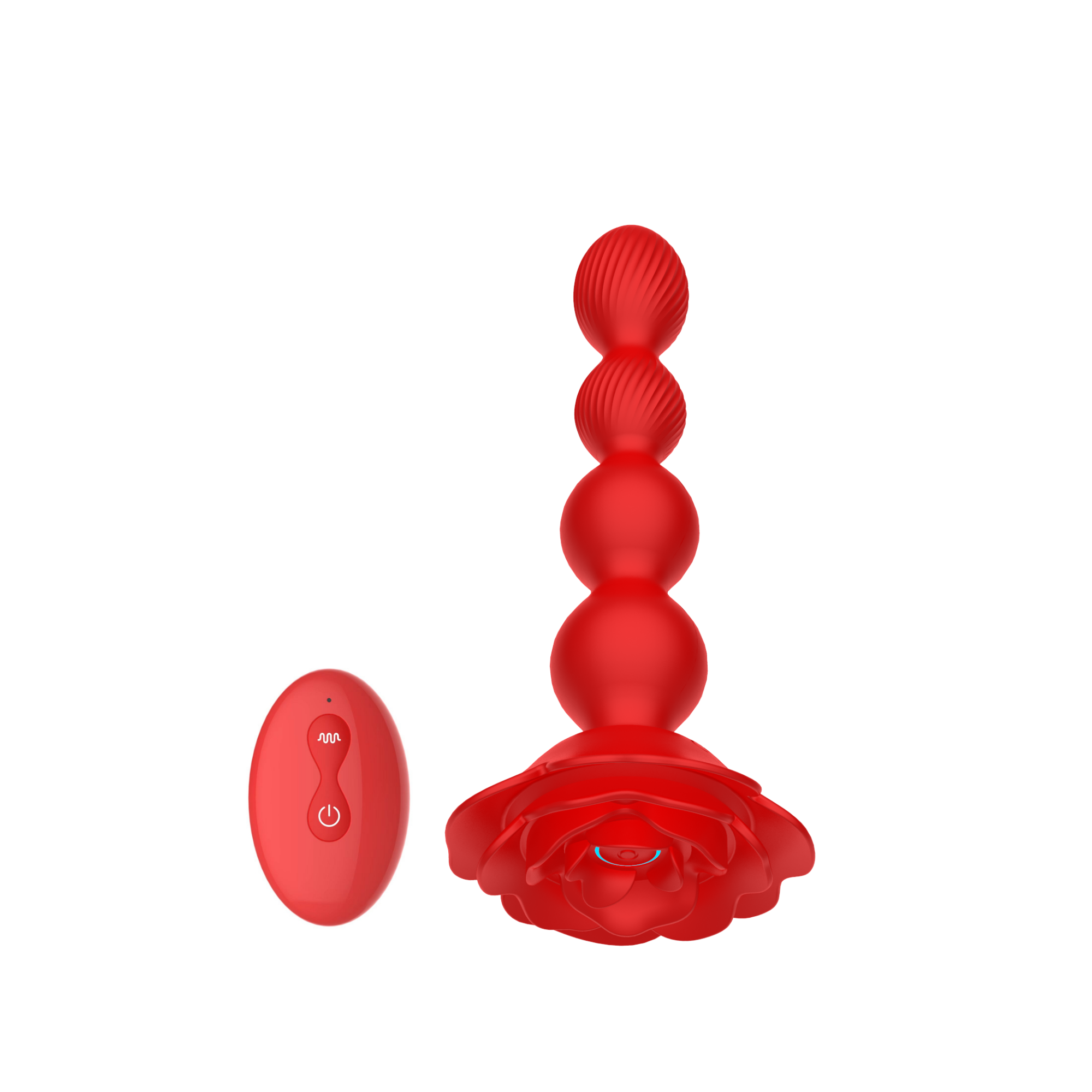 Rose Vibrating Anal Beads - The Anal Rose Caelestis | V For Vibes