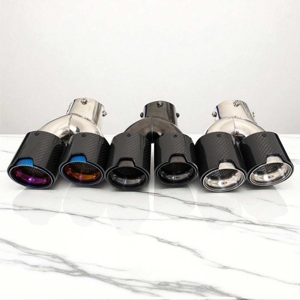 Carbon Fiber M Exhaust Tip For BMW G20 M340i, G42 M240i, G22 M440i