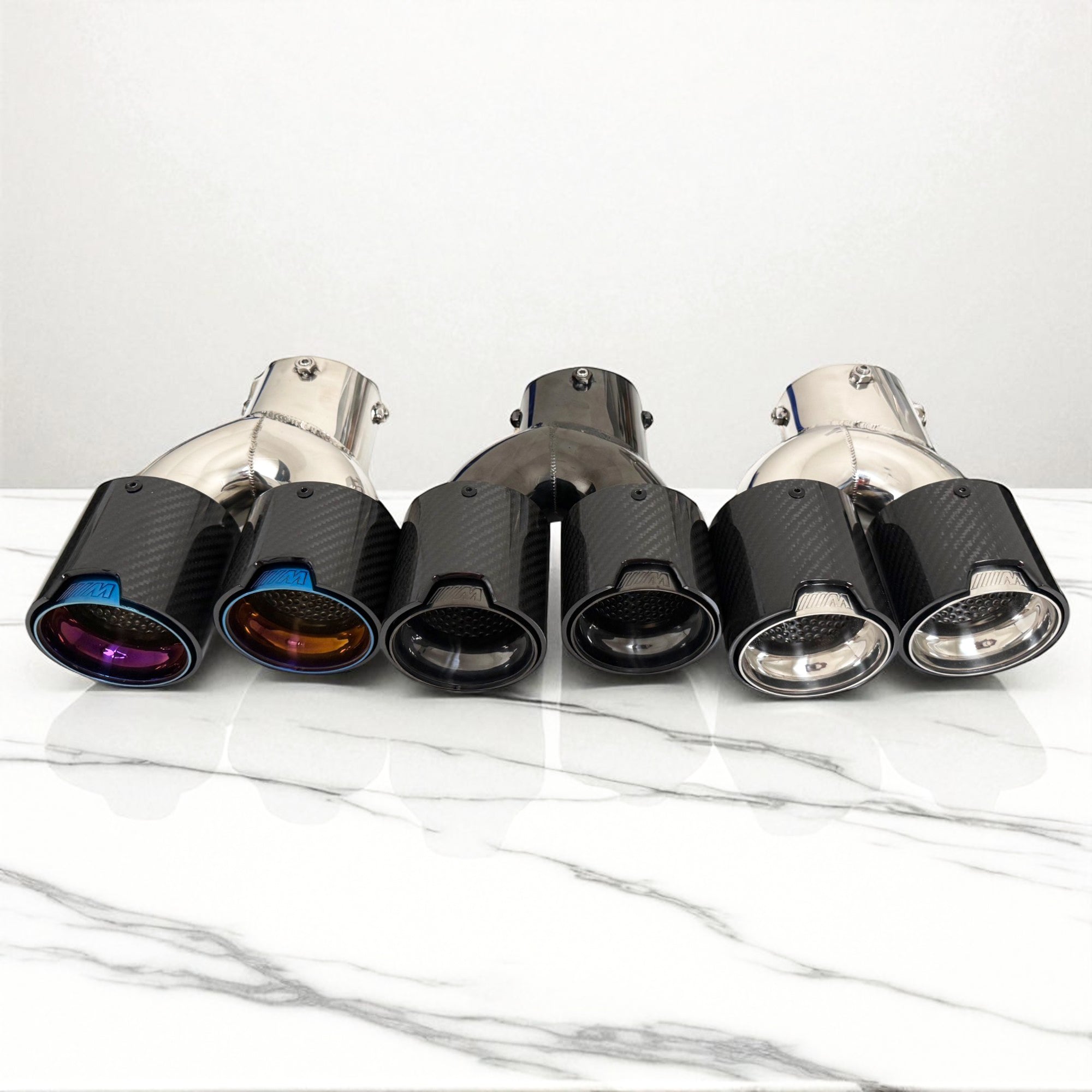 Carbon Fiber M Exhaust Tip For BMW G20 M340i, G42 M240i, G22 M440i