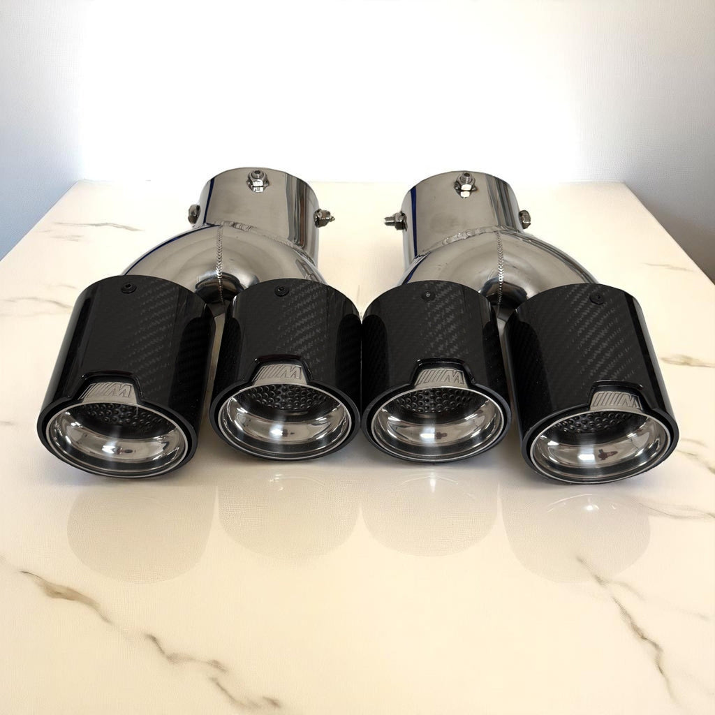 Carbon Fiber M Exhaust Tip For BMW G20 M340i, G42 M240i, G22 M440i
