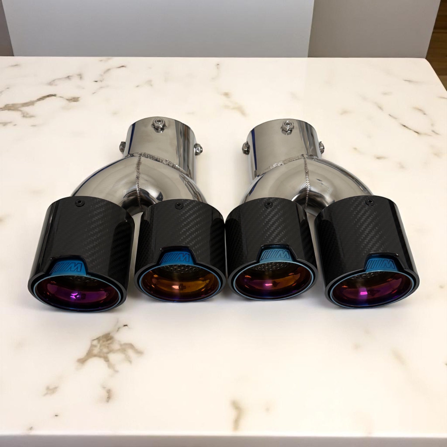 Carbon Fiber M Exhaust Tip For BMW G20 M340i, G42 M240i, G22 M440i