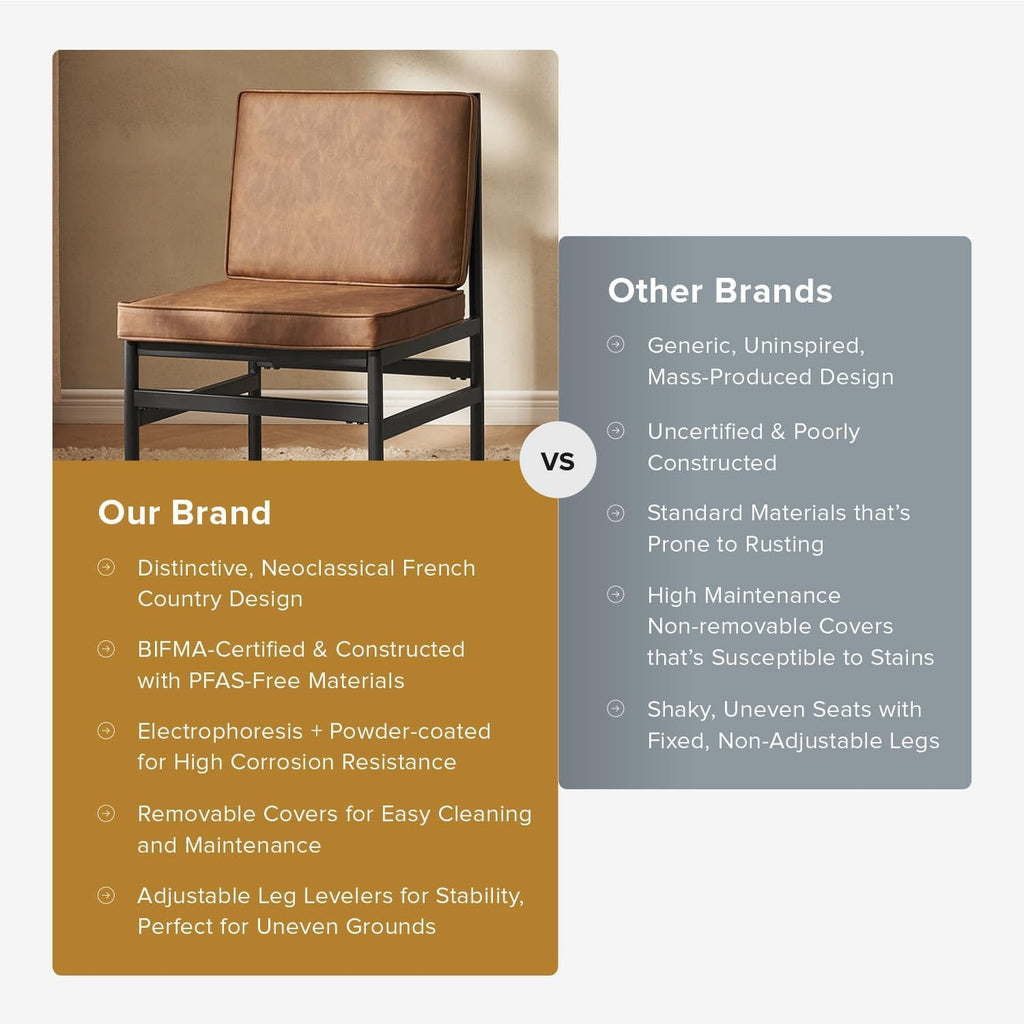 Black Dining Chairs With Removable Cushion Covers French