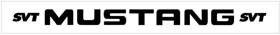 SVT Mustang Windshield Decal - 2.5" x 40"